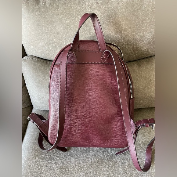 Michael Kors Brooklyn Medium Pebbled Leather Backpack - Picture 7 of 9